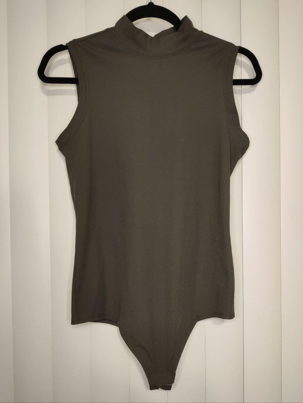 SPANX Women's Ribbed Grey Bodysuit